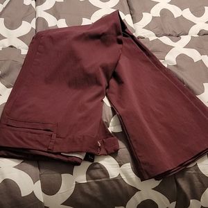 No Boundaries size 15 wine colored slacks